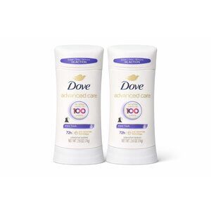 Dove Advanced Care Sheer Fresh Antiperspirant 72h 2.6 oz‎ 2 Pack New